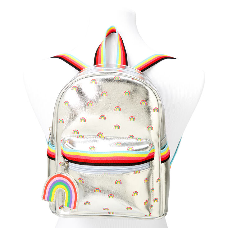Rainbow Holographic Backpack,