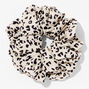 Giant Cream Animal Print Hair Scrunchie,