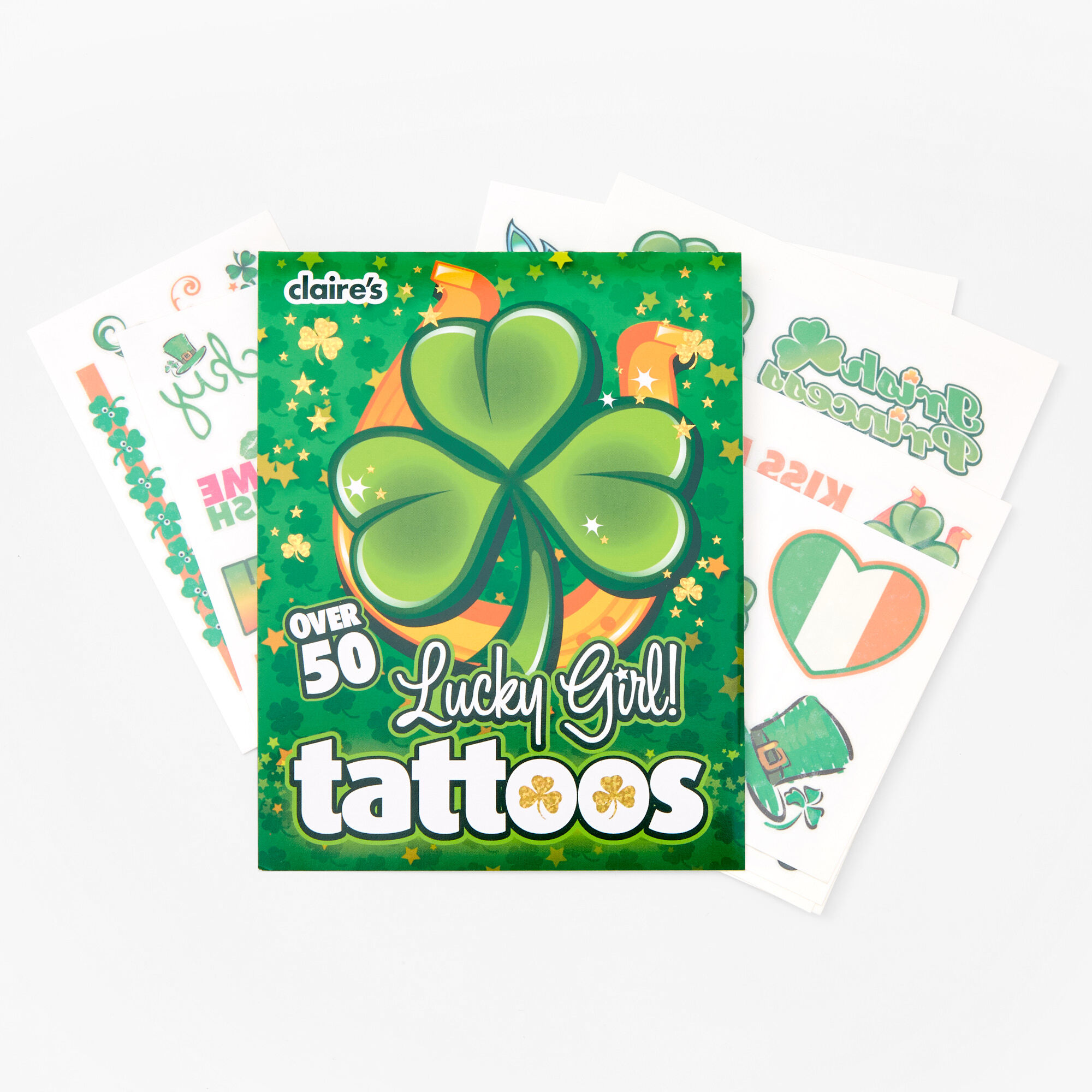 St Patricks Day Tattoos 200 Pcs St patricks Day Temporary Tattoos  including 90 Glow in The Dark or Night for St Paddys Day Parade Party  Favors Decorations  Walmartcom