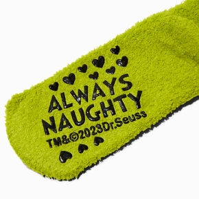 Dr. Seuss&trade; The Grinch Fuzzy Slipper Socks,