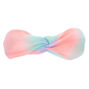 Pastel Ombre Twisted Pleated Headwrap,