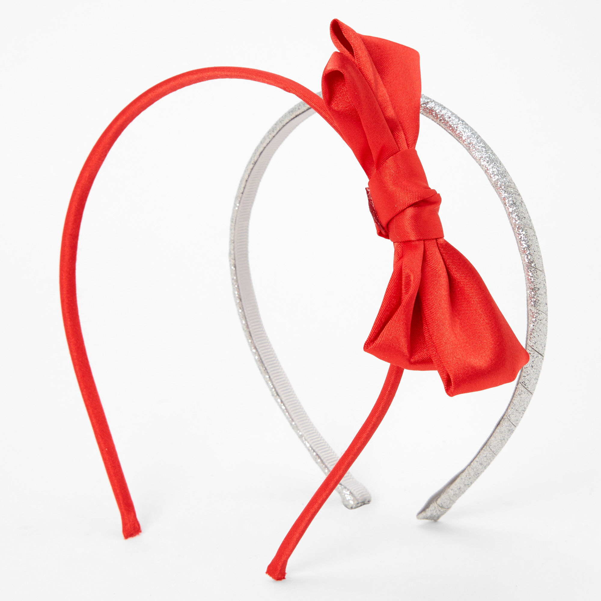 Red headbands cheap with bow