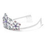 Claire&#39;s Club Multicolored Flower Silver Tiara,