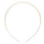 Waffle Woven Headband - White,