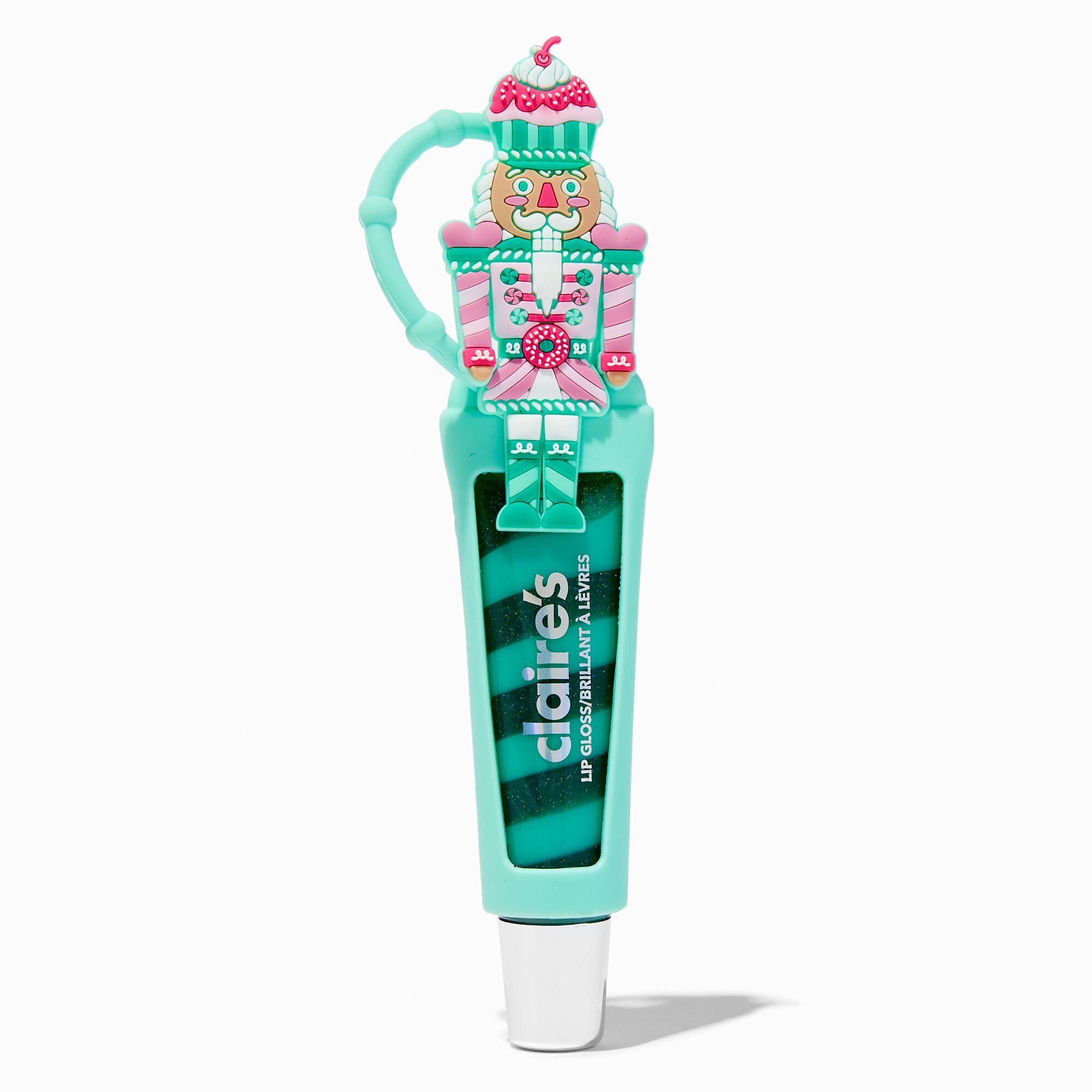 Nutcracker Holder with Swirl Lip Gloss Tube,