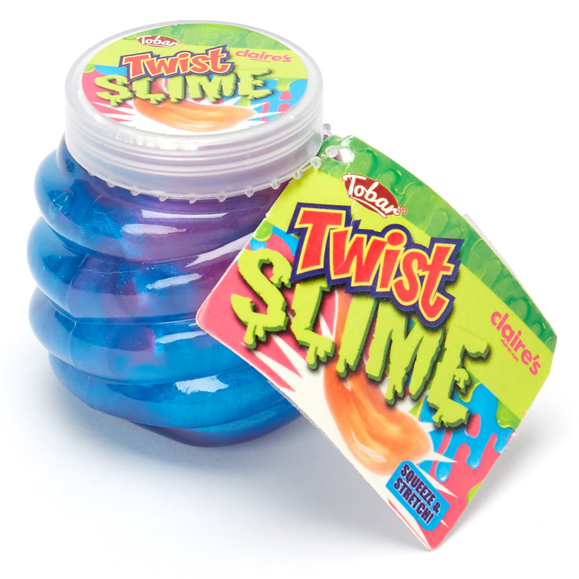 Claire's Slime torsadé – Les modèles peuvent varier