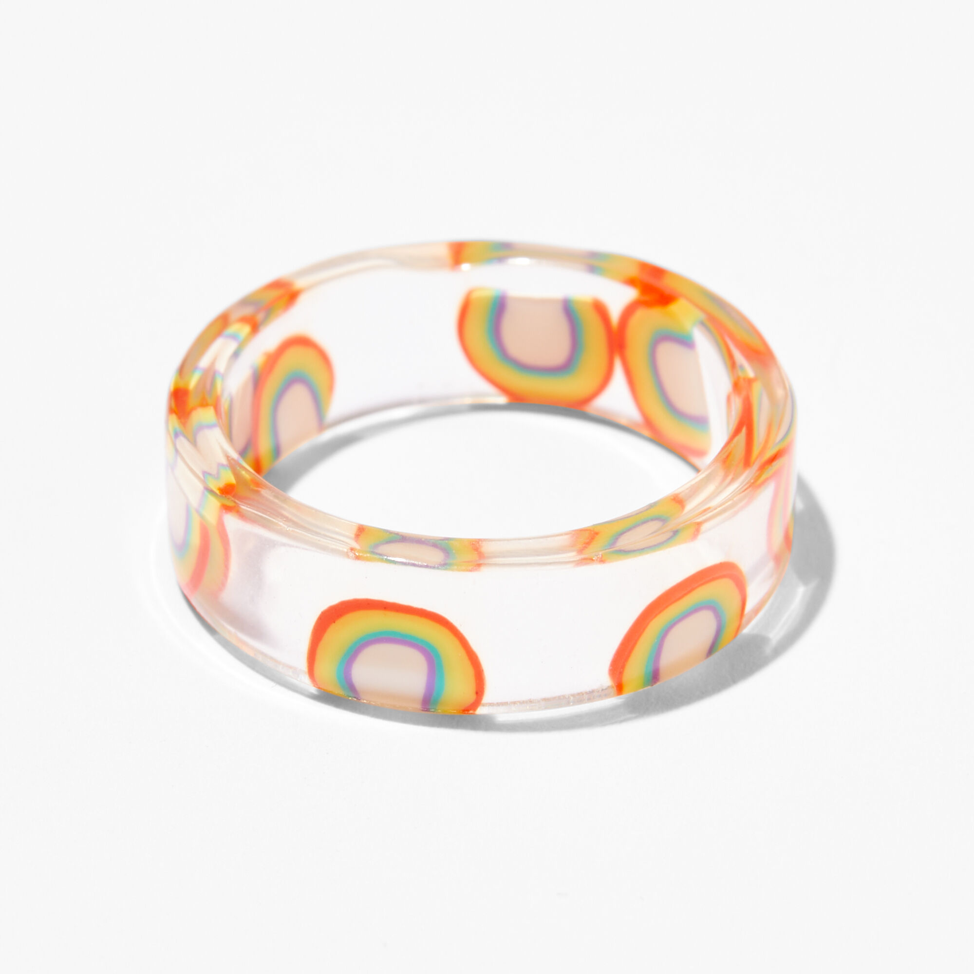 Bague 2025 plastique transparente