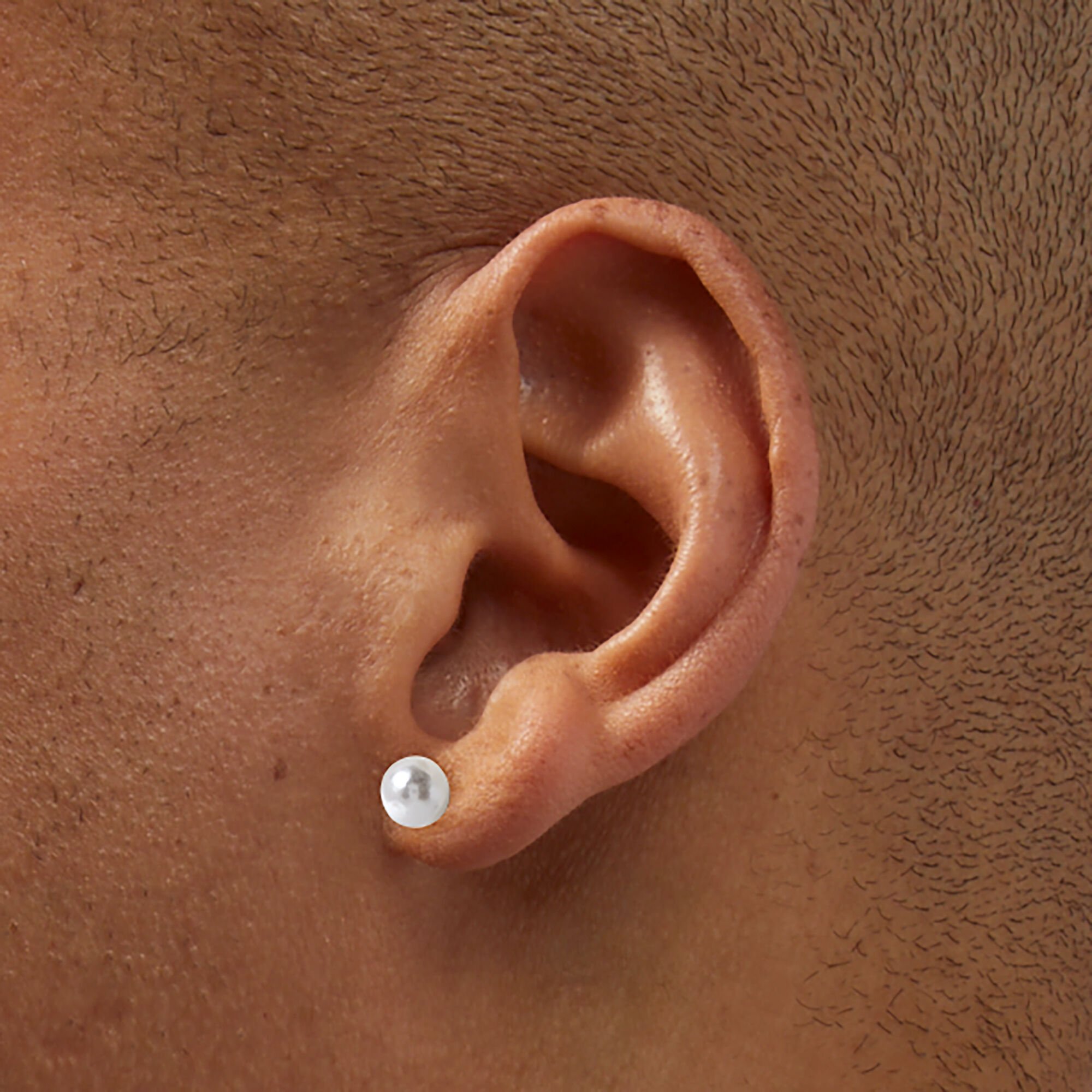 Pearl 6mm Stud Earrings,