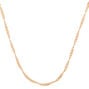 Gold Twisted Chain Necklace,