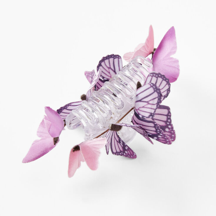 Pink Butterfly Hair Claw,