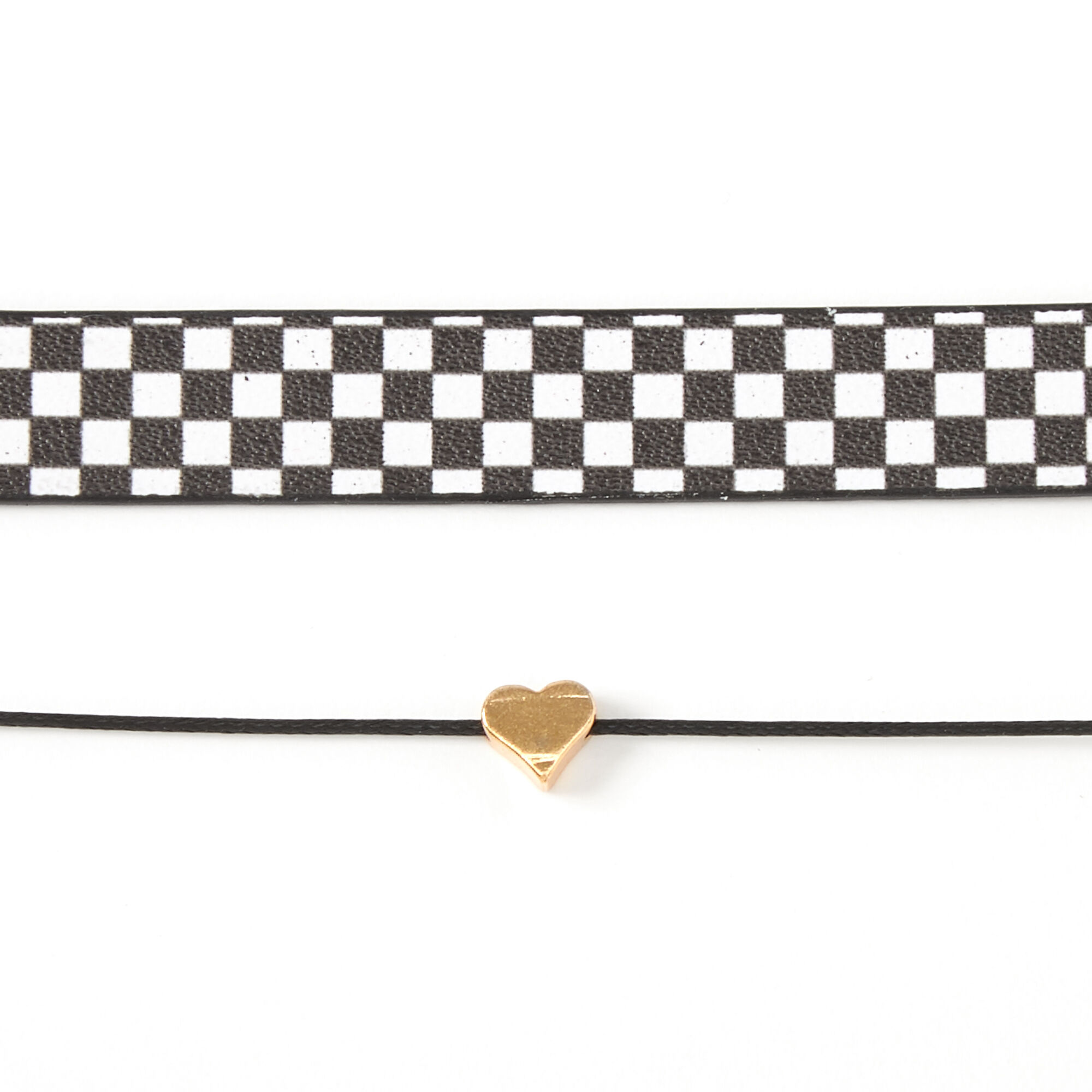 Checkered choker hot sale