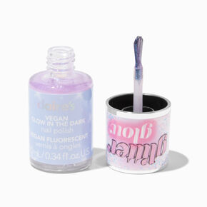Glitter Glow Vegan Glow in The Dark Nail Polish - Periwinkle,