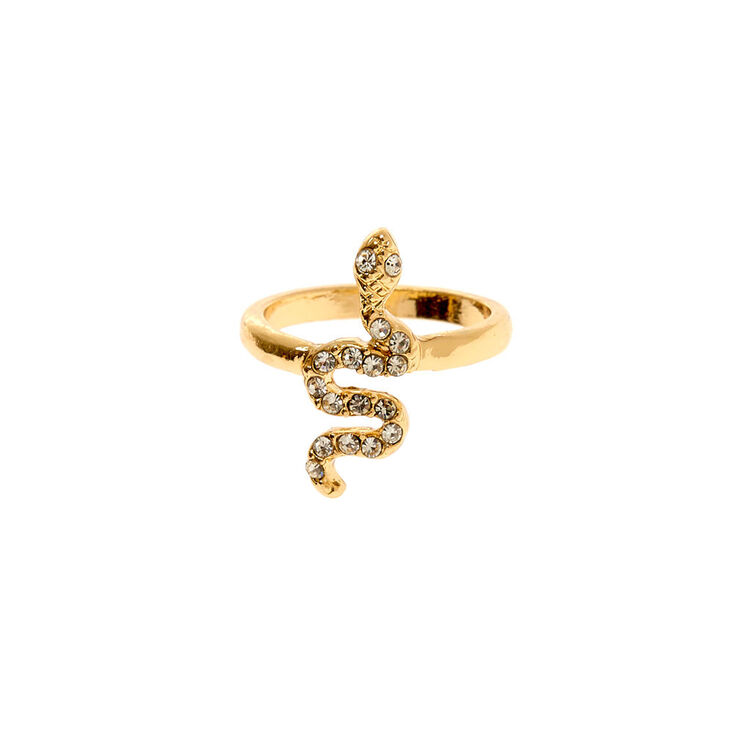 Gold Snake Midi Ring,