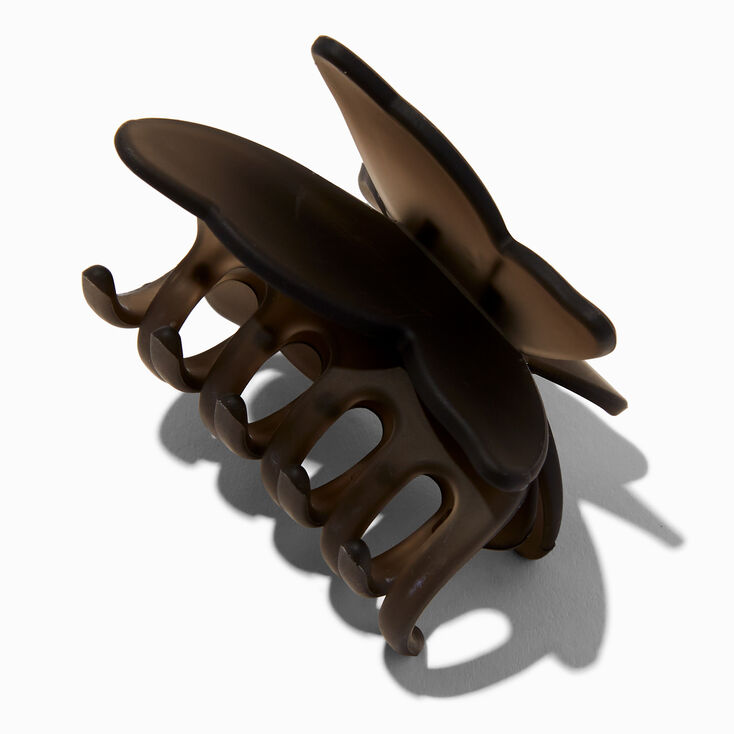 Black Butterfly Frosted Hair Claw,