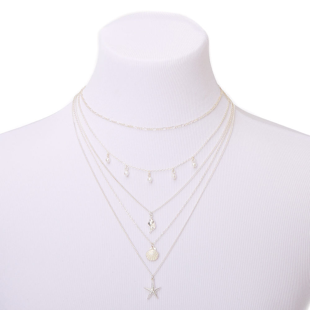Seashell necklace claire's store