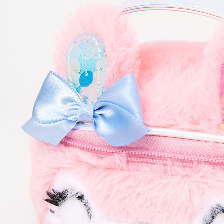 Plush Bunny Makeup Bag - Pink,