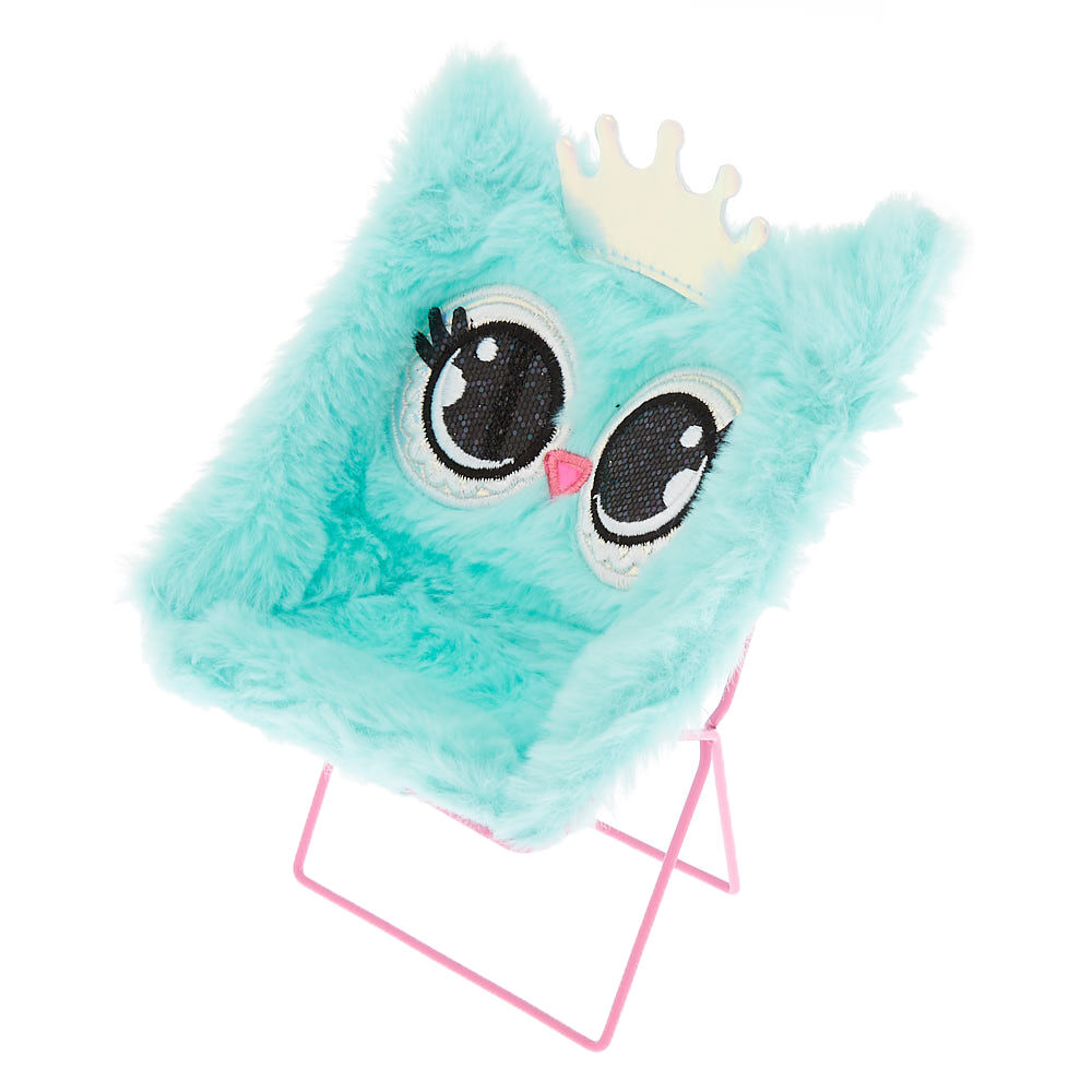 Teal fluffy chair outlet