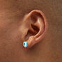 Clous d&#39;oreilles c&oelig;ur strass pastel - Lot de 3,