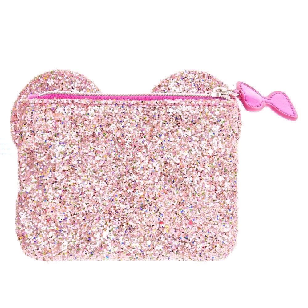 Disney® Minnie Mouse Ears Glitter Coin Purse- Pink,