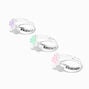 Best Friends Enamel Mushrooms Adjustable Rings - 3 Pack,