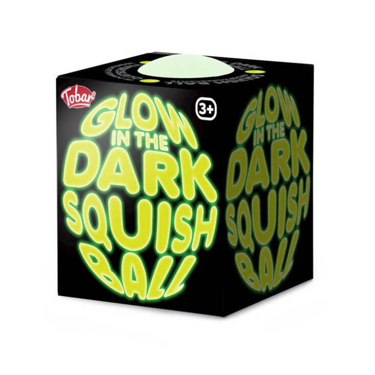 Glow in the Dark Squish Ball Fidget Toy - Styles May Vary,