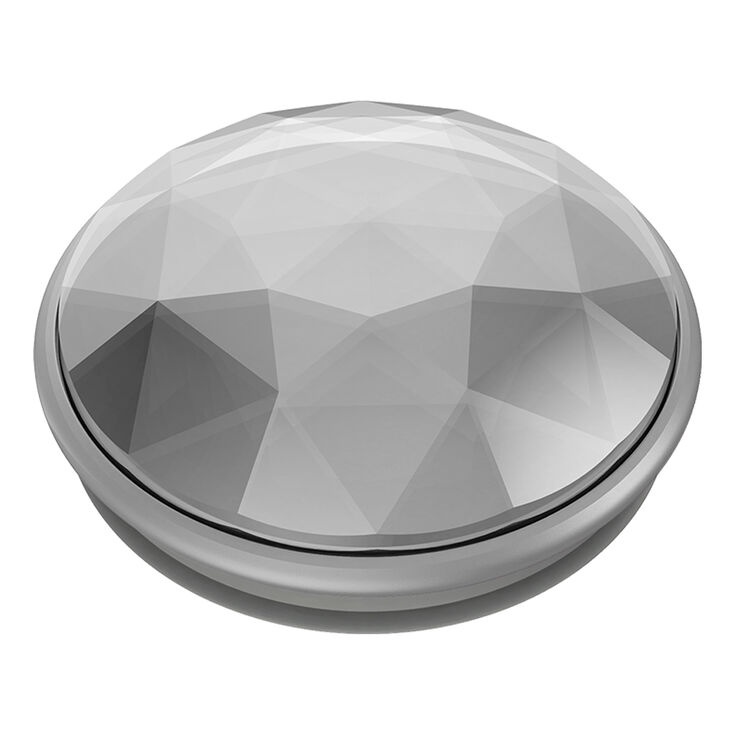 PopSockets Swappable PopGrip - Disco Crystal Silver,