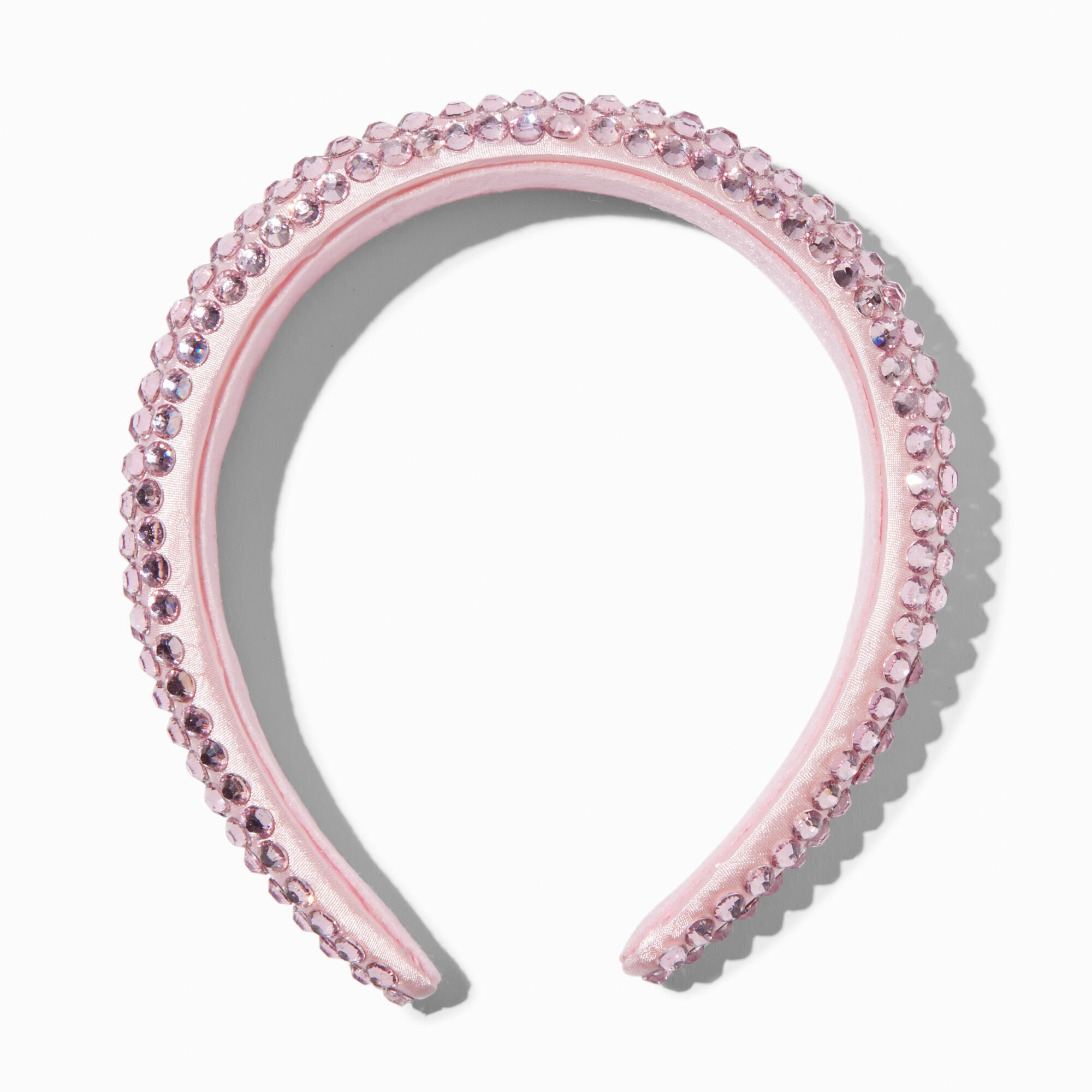 View Claires Club Crystal Headband Pink information
