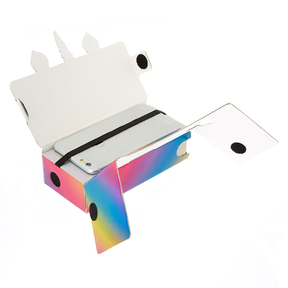 Holographic Rainbow Unicorn VR Headset,