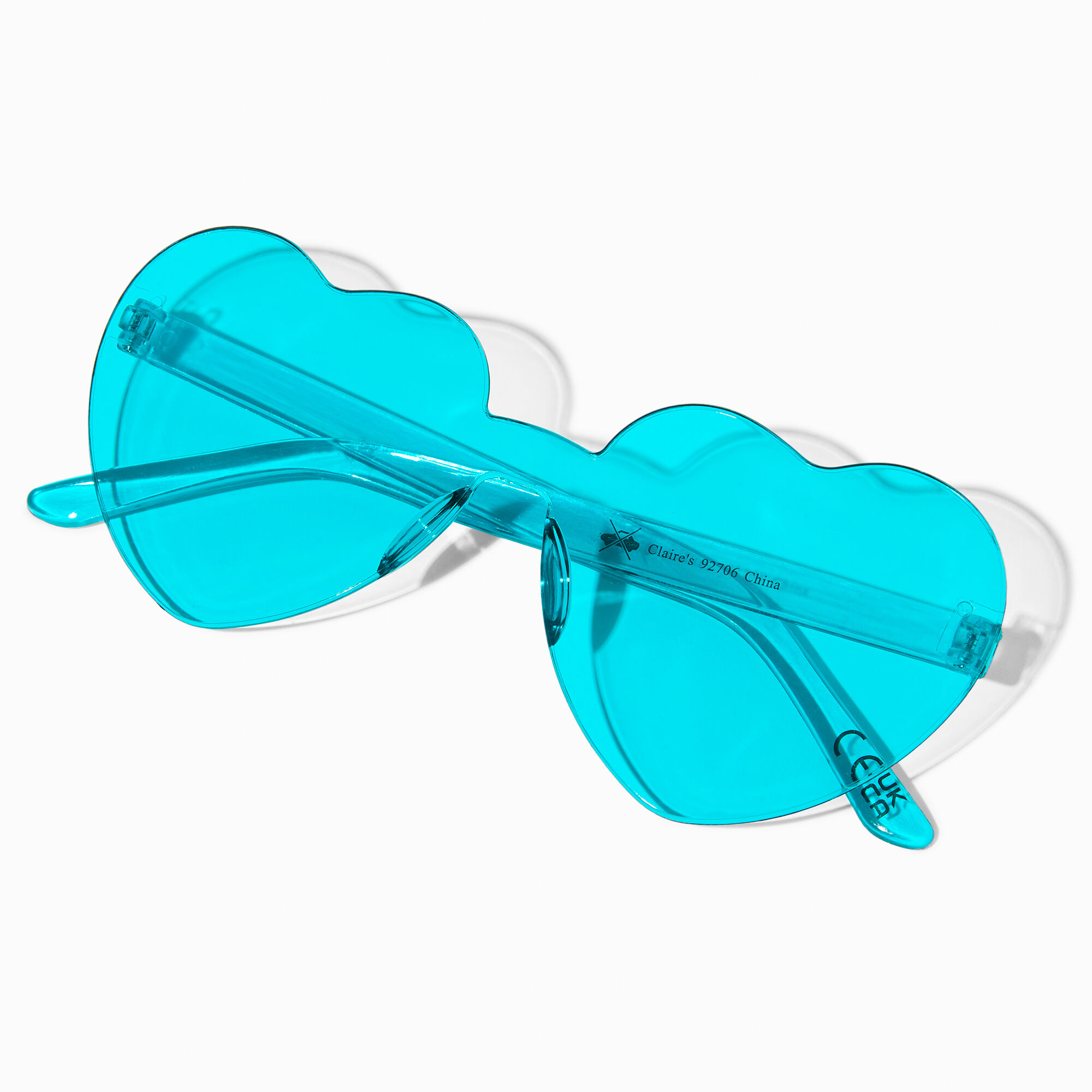 Blue heart sunglasses clearance