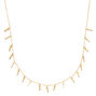 Silver Tassel Statement Necklace,