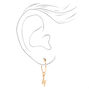 Gold Edgy Embellished Ear Cuff &amp; Mixed Earrings - 6 Pack,