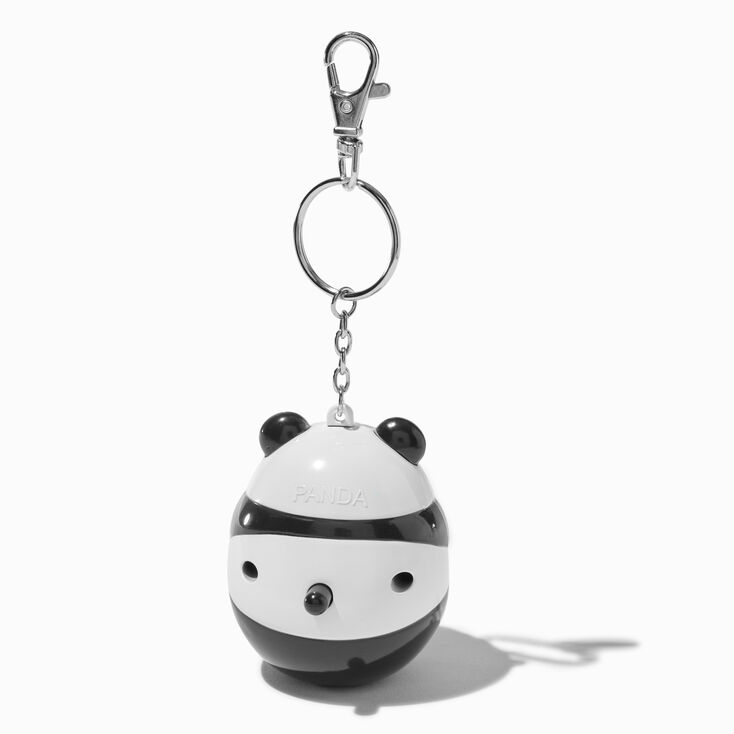 Silly Panda Eyes Keychain,