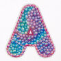 Initial Bedazzled Sticker - A,