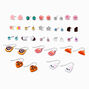 Boucles d&#39;oreilles empilables gourmandise - Lot de 20,