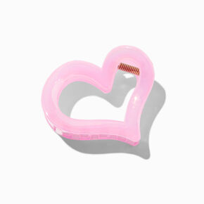 Pink Heart Hair Claw,