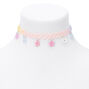 Pastel Flower Power Tattoo Choker Necklace,