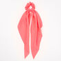Small Hair Scrunchie Scarf - Neon Pink,