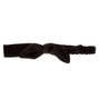 Ribbed Knot Bow Headwrap - Black,