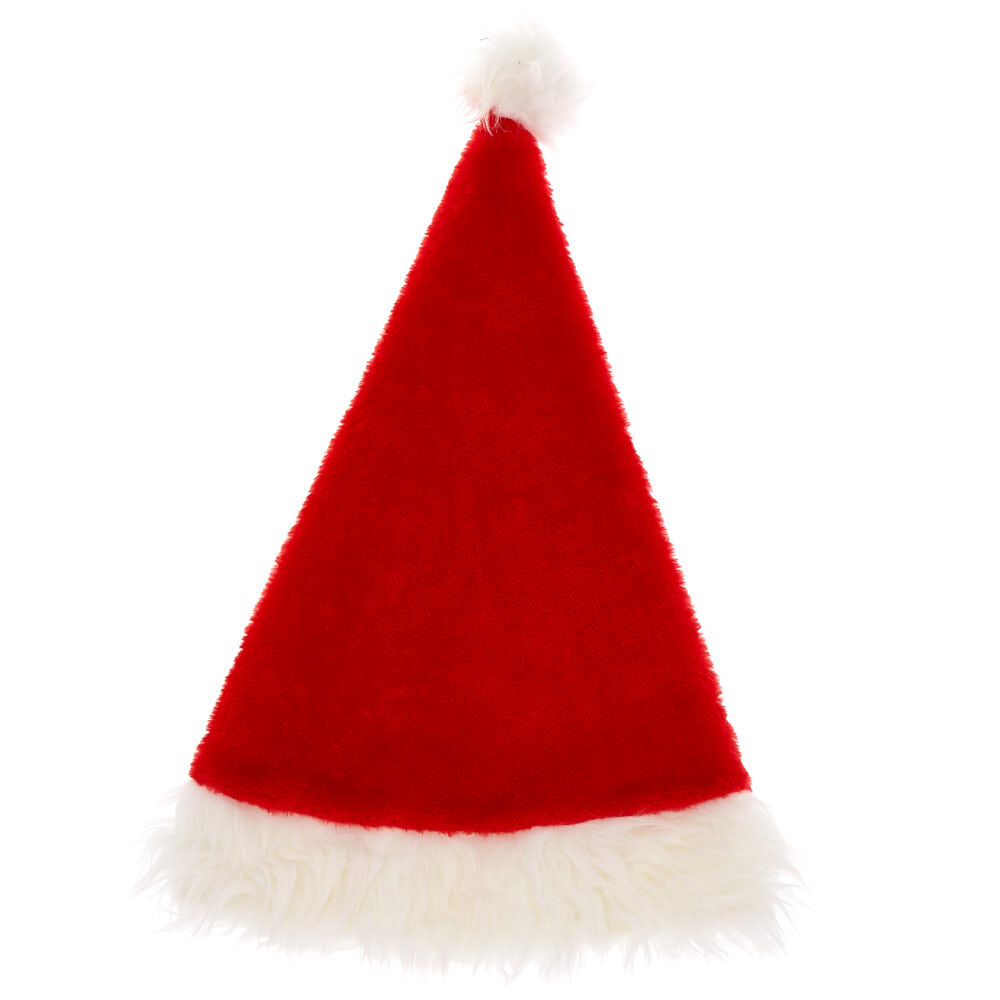 Bonnet de Père Noël classique rouge,