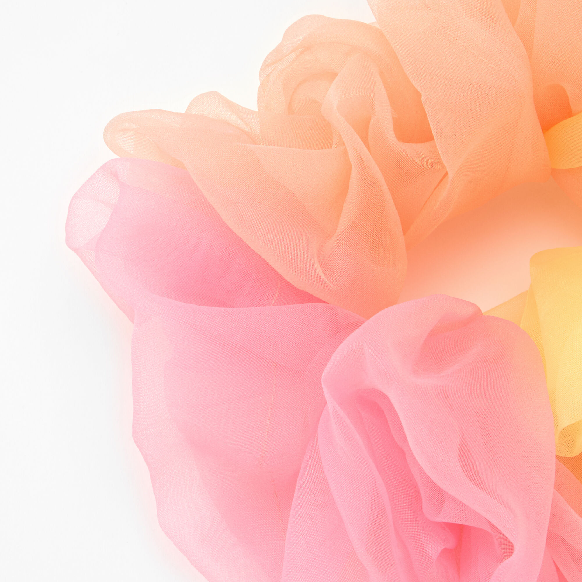 Giant Sunset Ombre Hair Scrunchie,