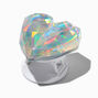 Holographic Heart Griptok Phone Grip,