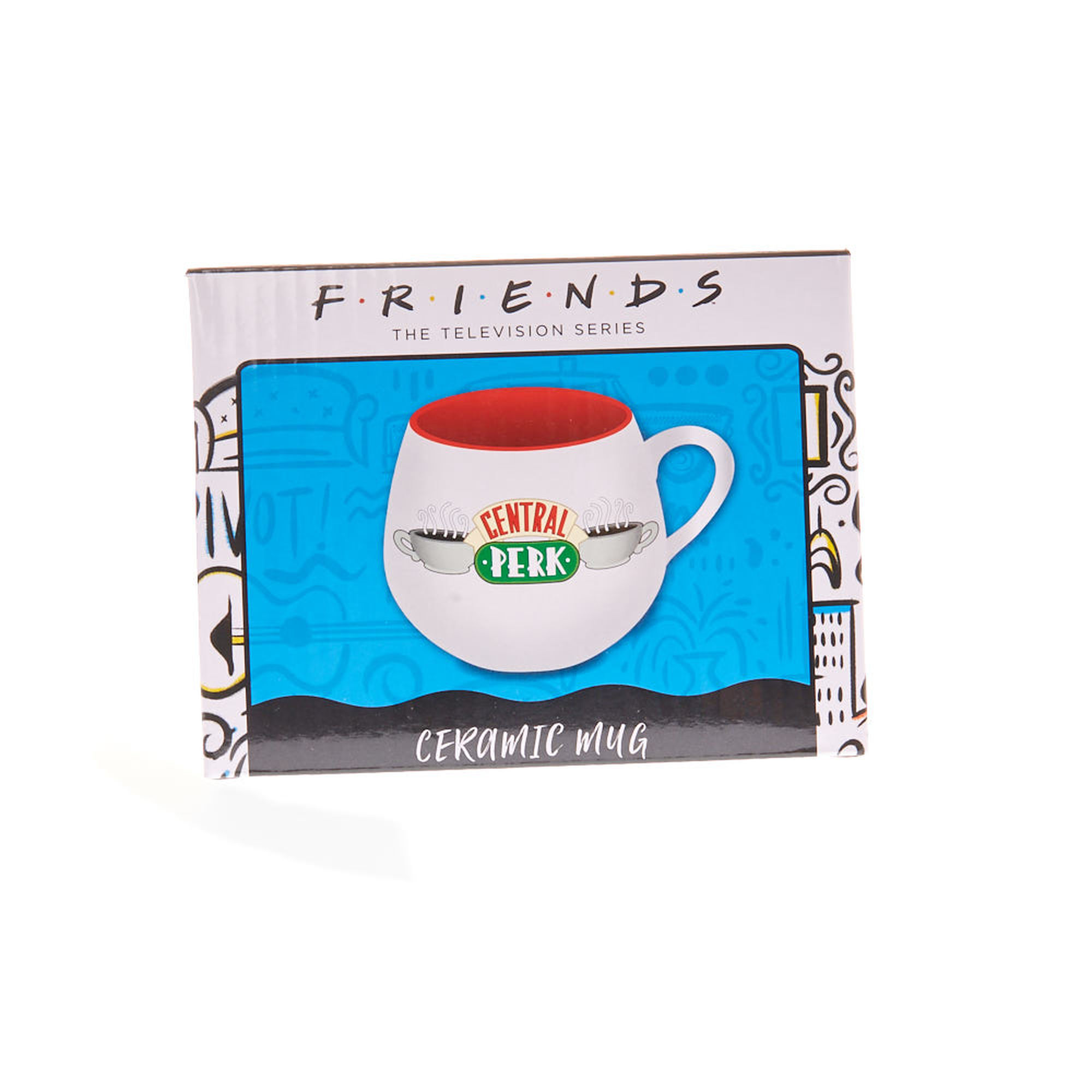 Mug en céramique blanche Central Perk de Friends™,