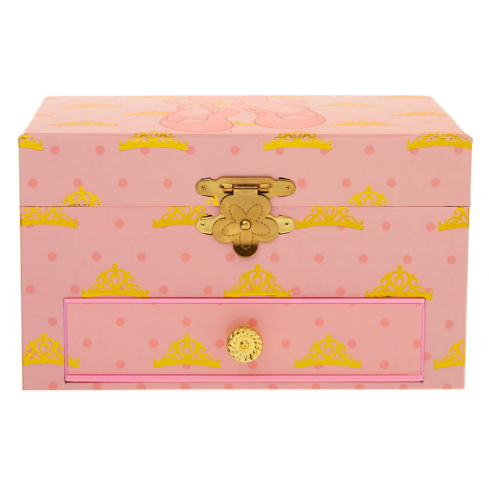 Claire's Club Ballerina Jewellery Box - Pink,