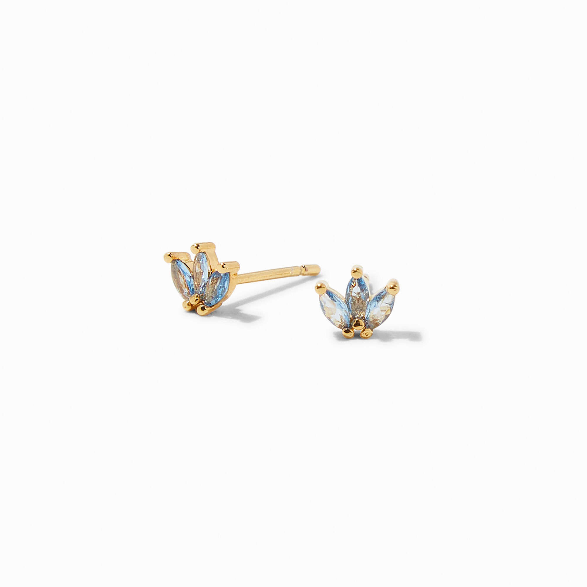 Opal Gold Star Mini Stud Earrings