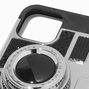 Black Glitter Camera Phone Case - Fits iPhone&reg; 12 Pro,