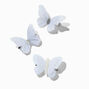 Barrettes papillons blanches - Lot de 3,