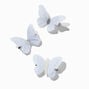 White Butterfly Hair Clips - 3 Pack,
