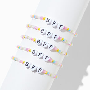 Best Friends Microbeads &#39;&#39;BFF&#39;&#39; Stretch Bracelets - 5 Pack,