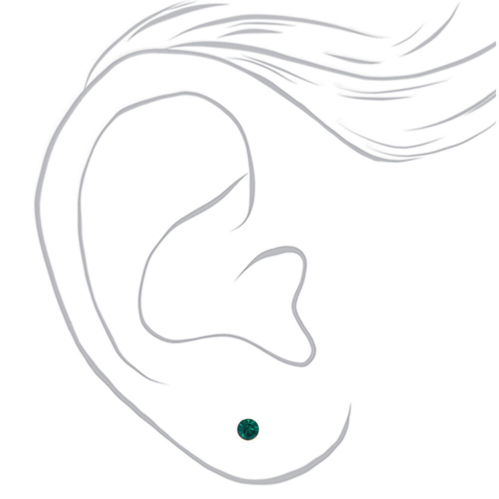 May Birthstone Jewellery Gift Set - Emerald, 3 Pack,