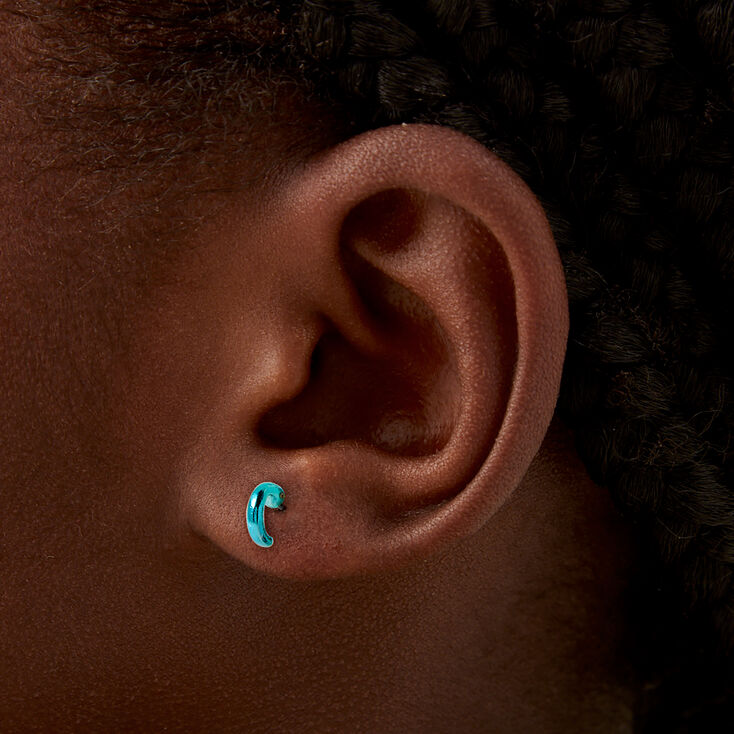 Mini Anodized Hoop Earrings - 6 Pack,